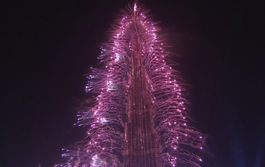 Burj khalifa firework