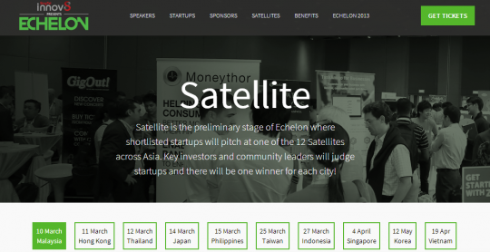 Echelon 2014   Asia's Largest Tech Conference   Satellites