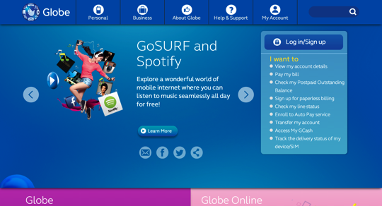 how to check balance on globe postpaid