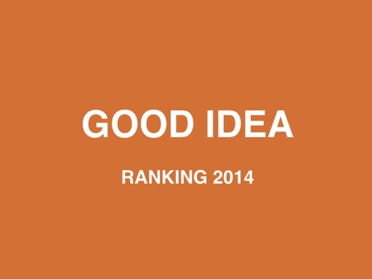 Good idea ranking2014