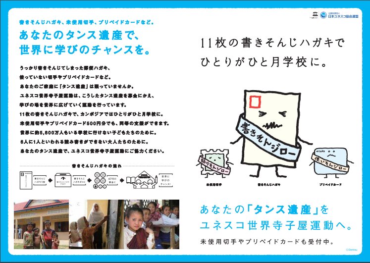 書き損じはがきキャンペーンポスター