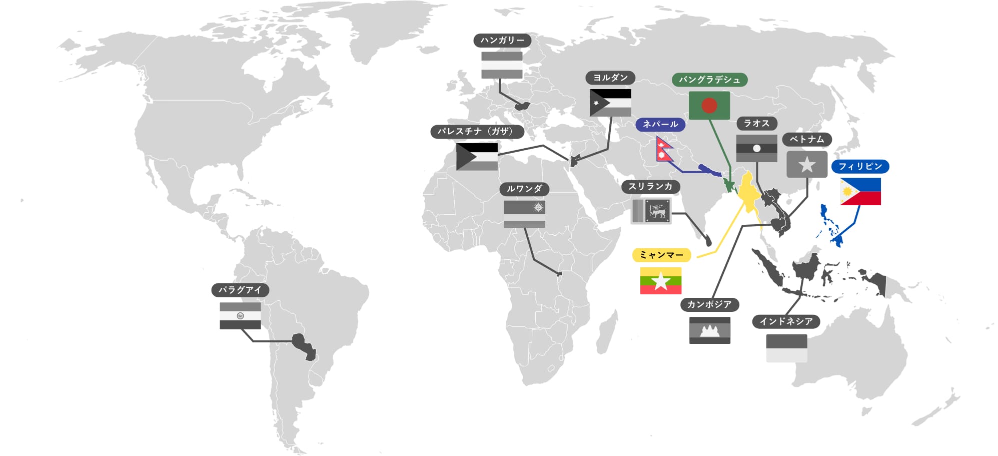 活動国数（現在）