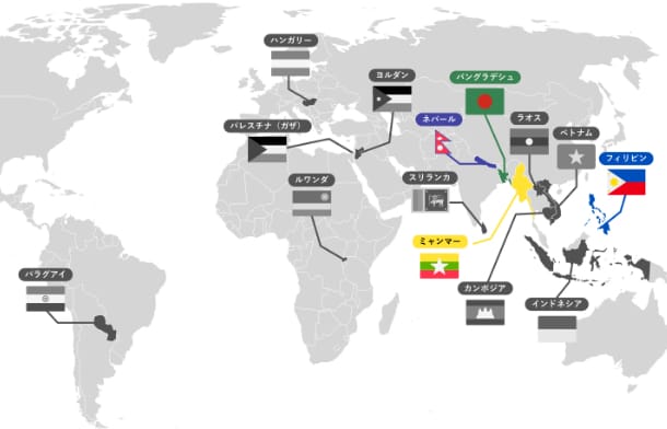 活動国数（現在）