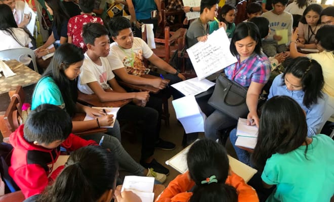 約2000人の生徒に教育を届けました