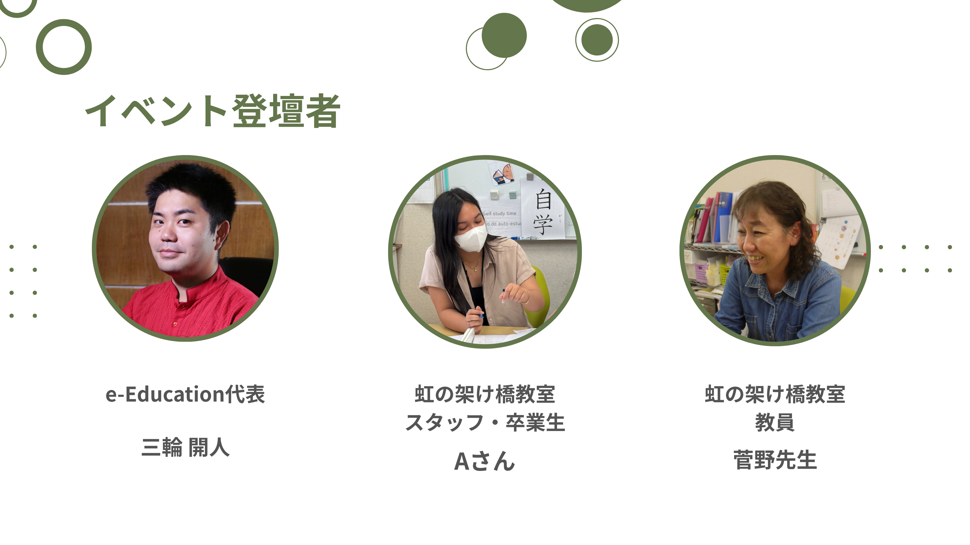 登壇者