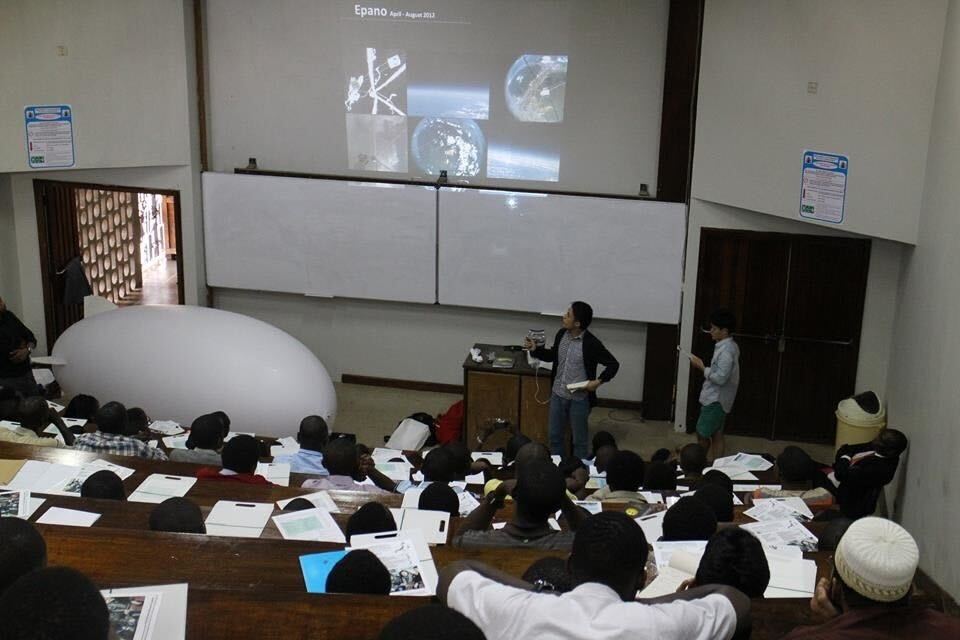 ナイロビ大学にてNAFTの活動紹介をした際の写真
